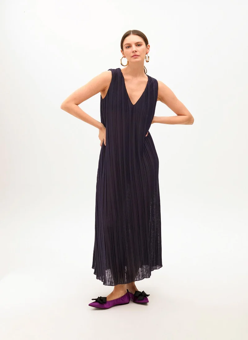 Lola Casademunt Pleated Strap Dress